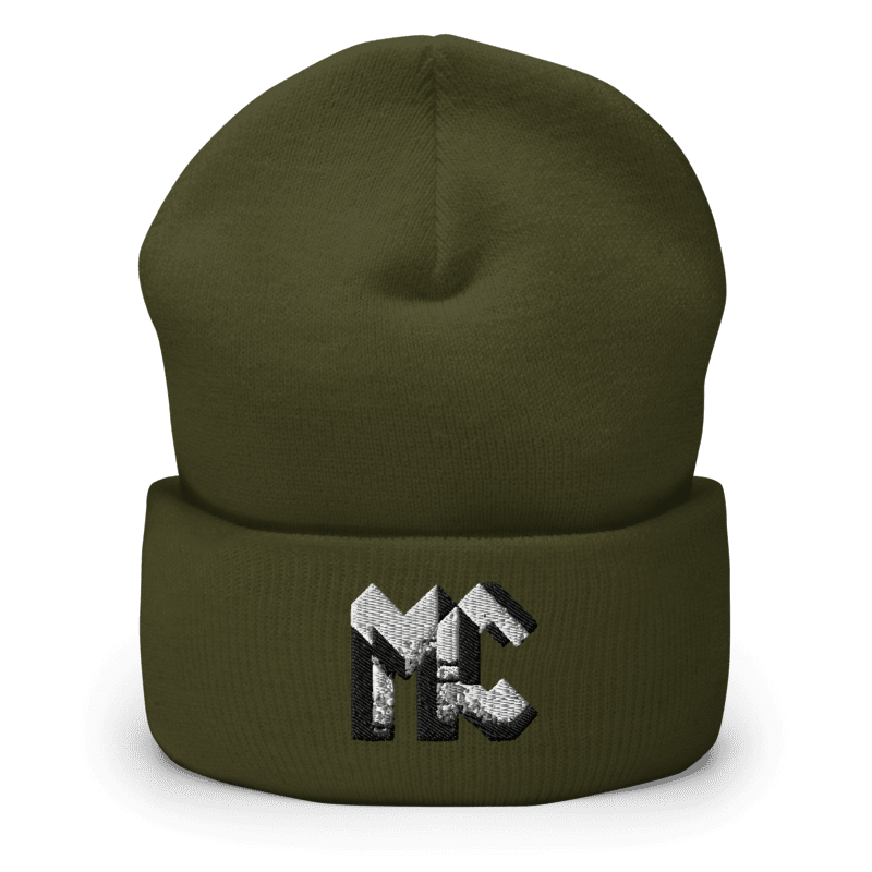 Grey Static Beanie
