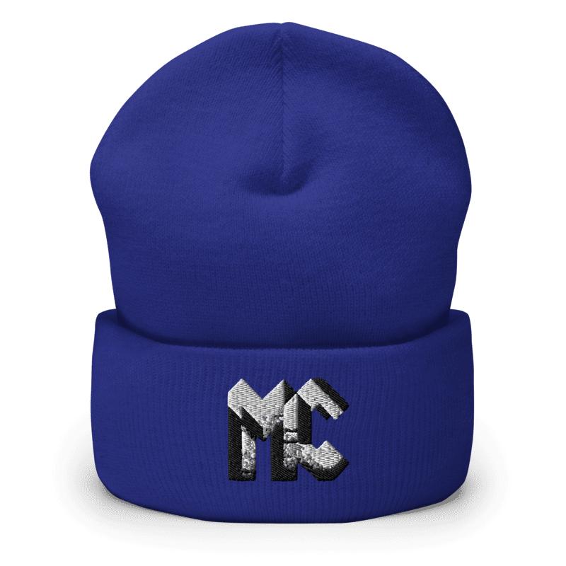 Grey Static Beanie